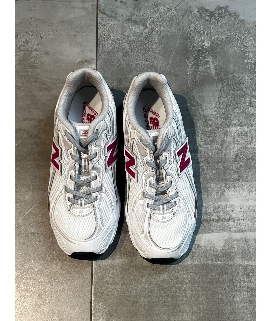 NEW BALANCE Белые кожаные кеды, фото 2