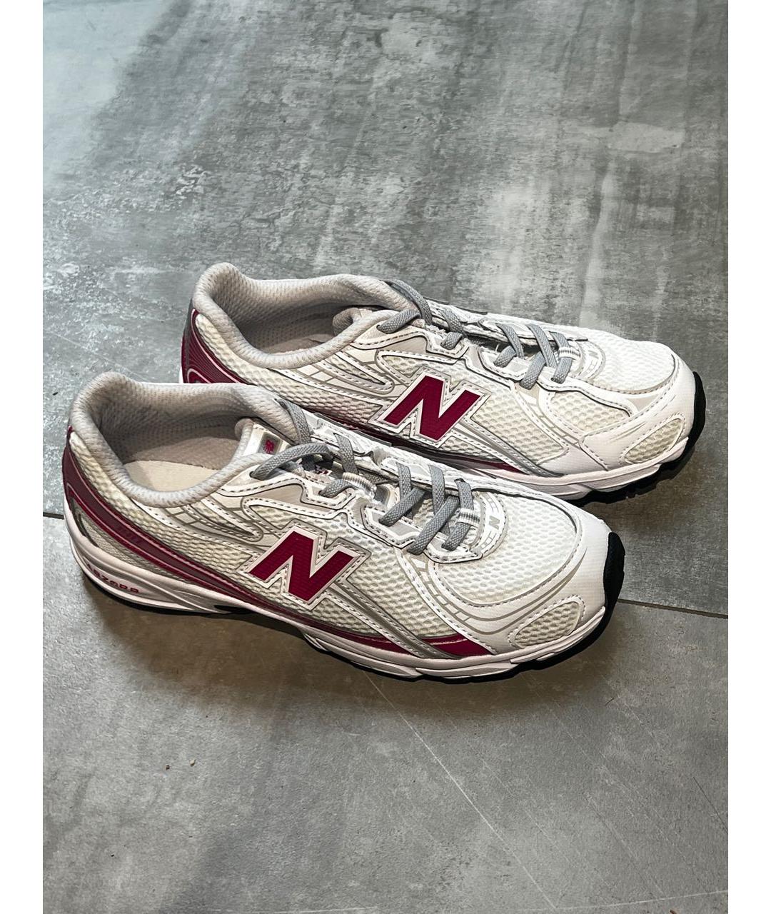 NEW BALANCE Белые кожаные кеды, фото 3