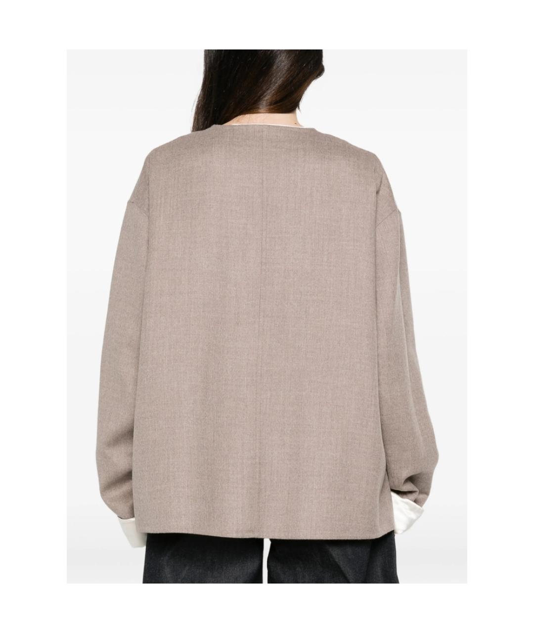 Carven Бежевая блузы, фото 3