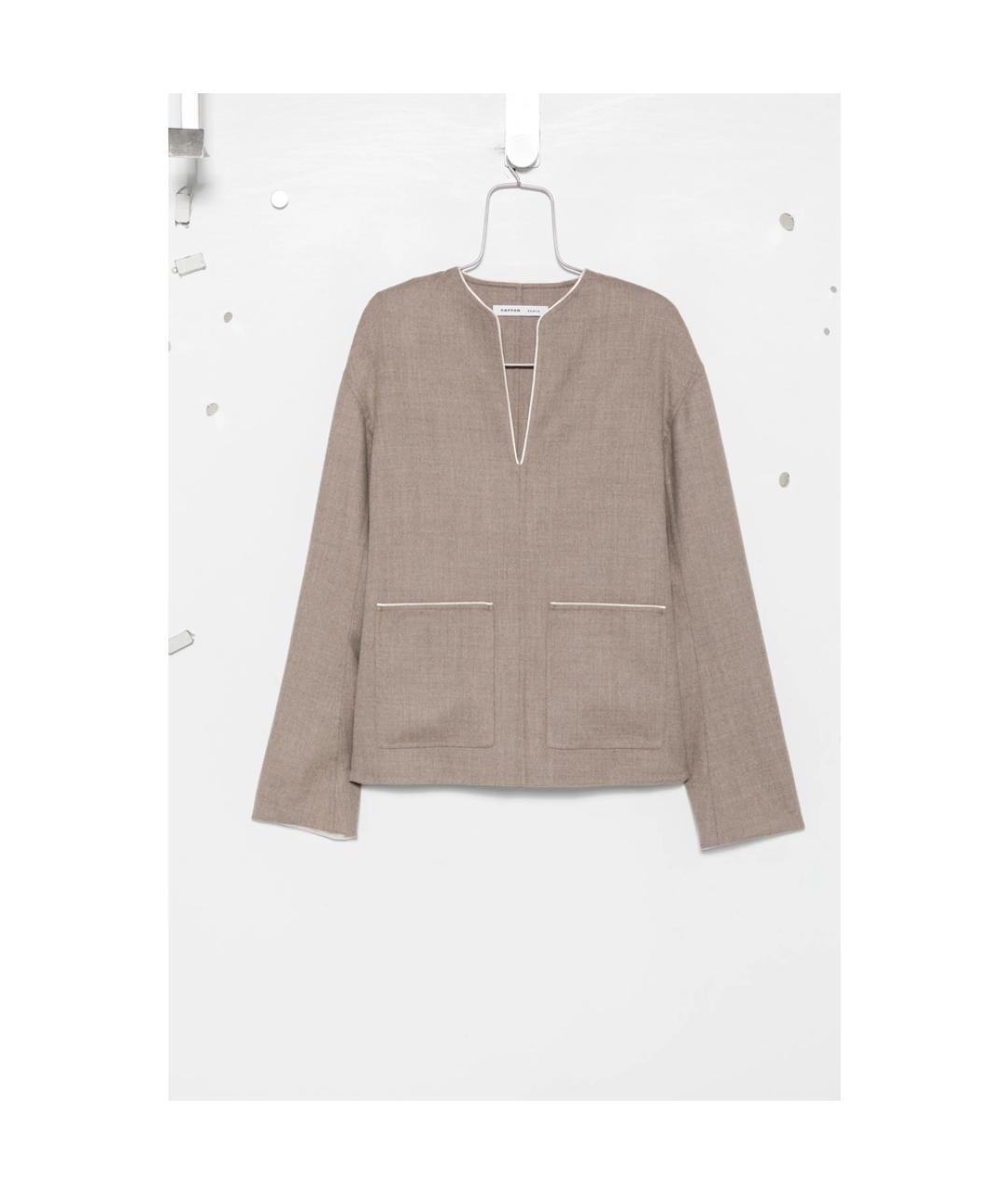 Carven Бежевая блузы, фото 6