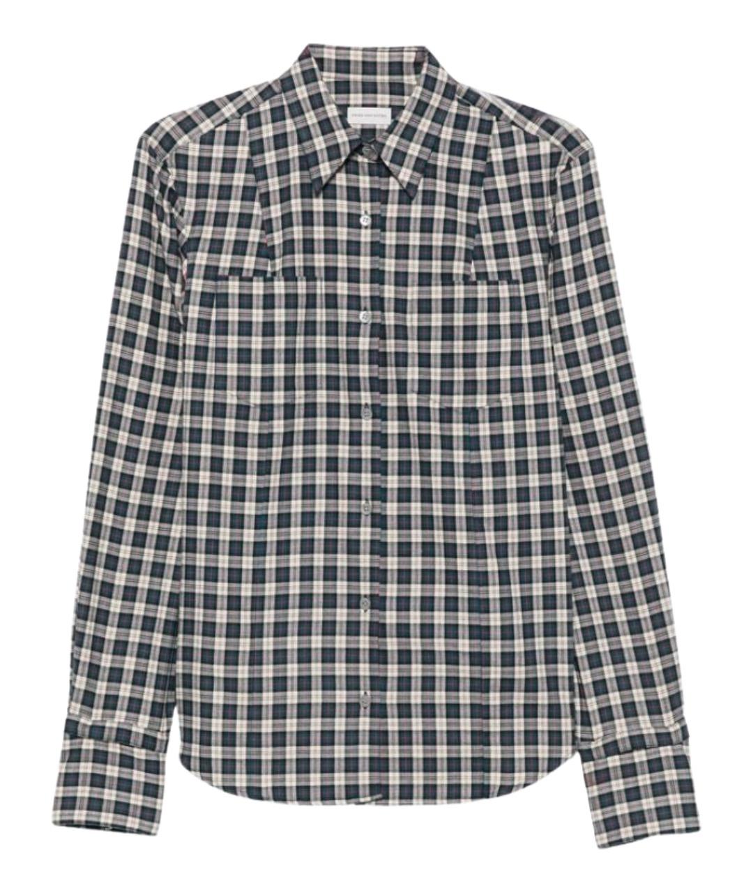 DRIES VAN NOTEN Мульти хлопковая рубашка, фото 1