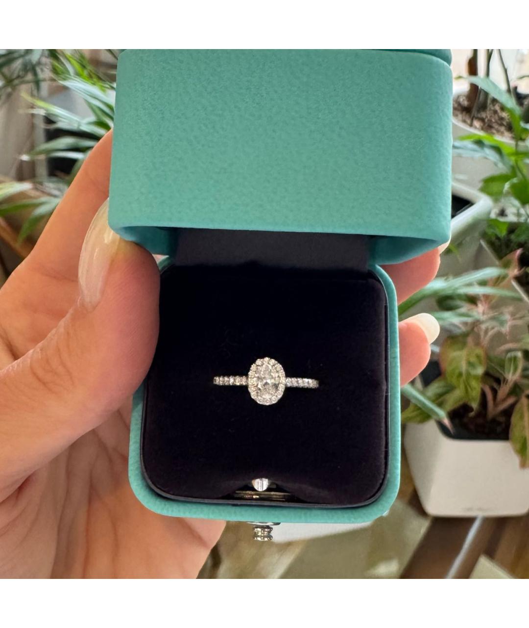 TIFFANY&CO Серебряное платиновое кольцо, фото 6