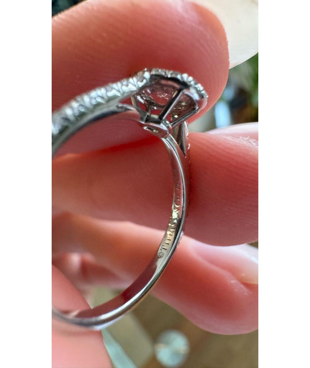 TIFFANY&CO Серебряное платиновое кольцо, фото 4