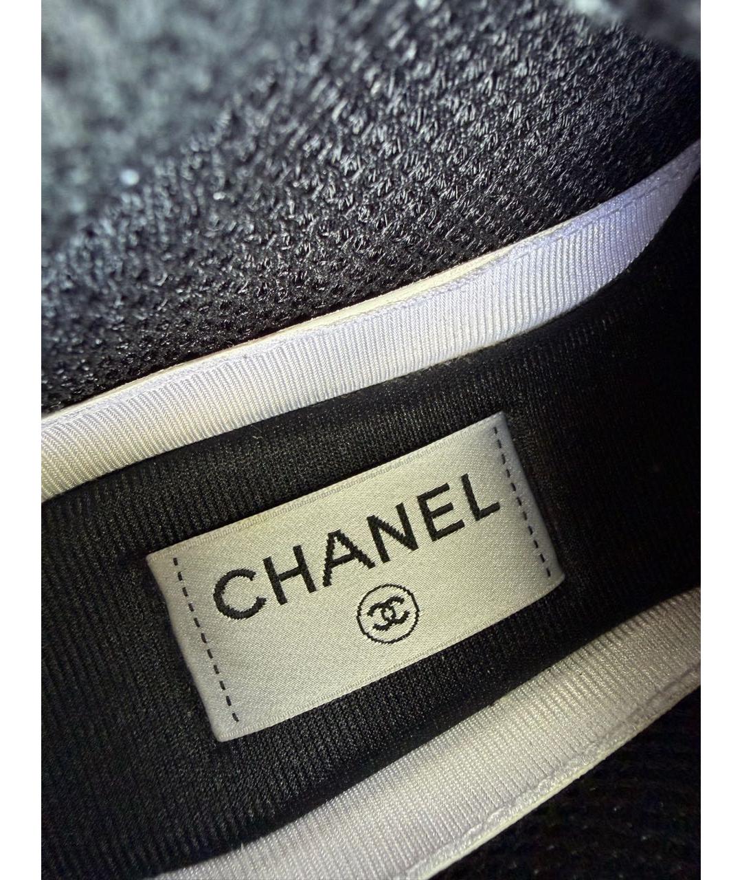CHANEL Белые кожаные кроссовки, фото 7