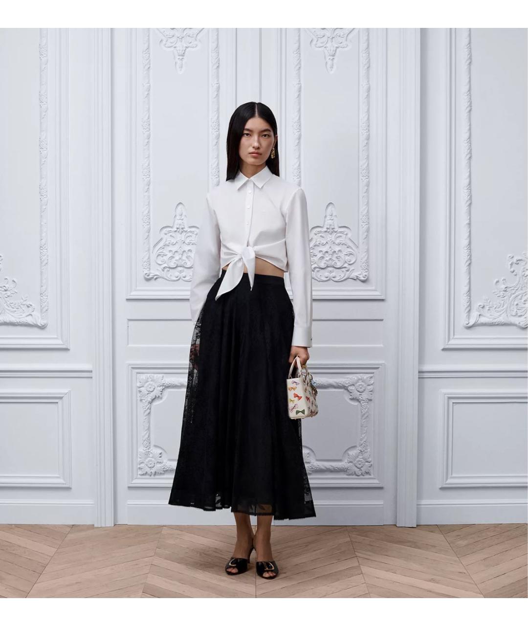 CHRISTIAN DIOR Белая хлопковая блузы, фото 2
