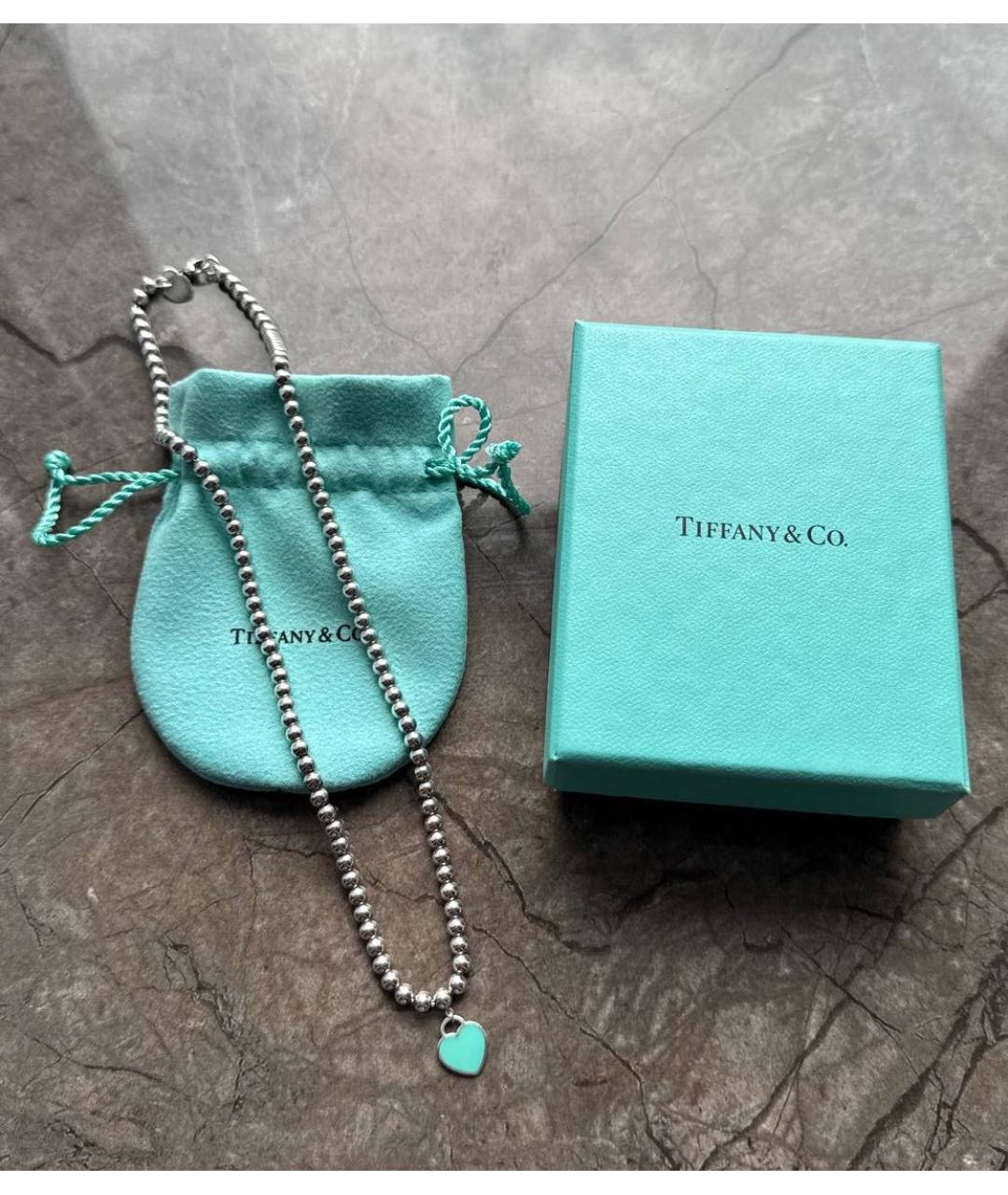 TIFFANY&CO Серебряное серебряное колье, фото 2