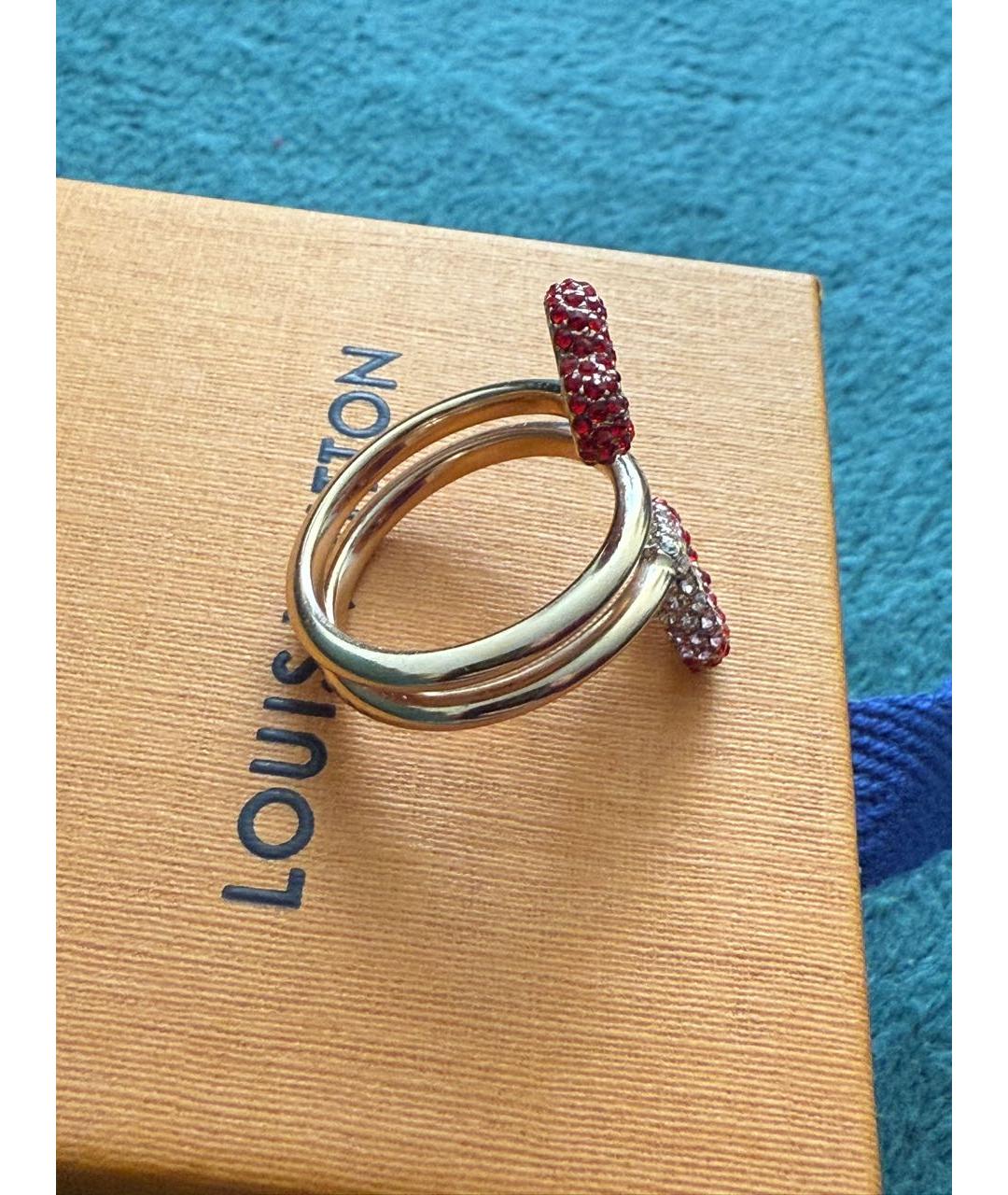LOUIS VUITTON Серебряное позолоченное кольцо, фото 2