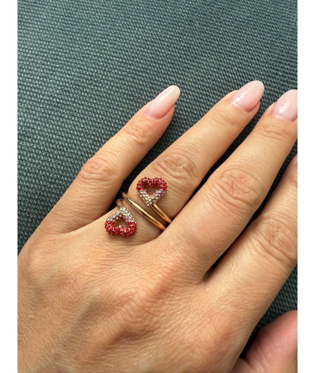 LOUIS VUITTON Серебряное позолоченное кольцо, фото 7