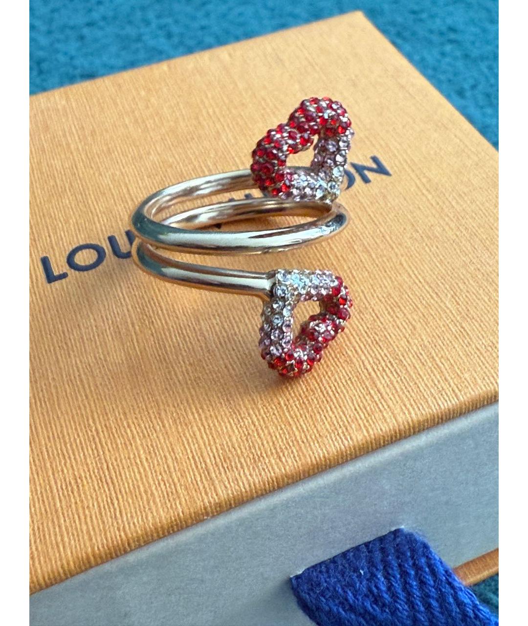 LOUIS VUITTON Серебряное позолоченное кольцо, фото 8