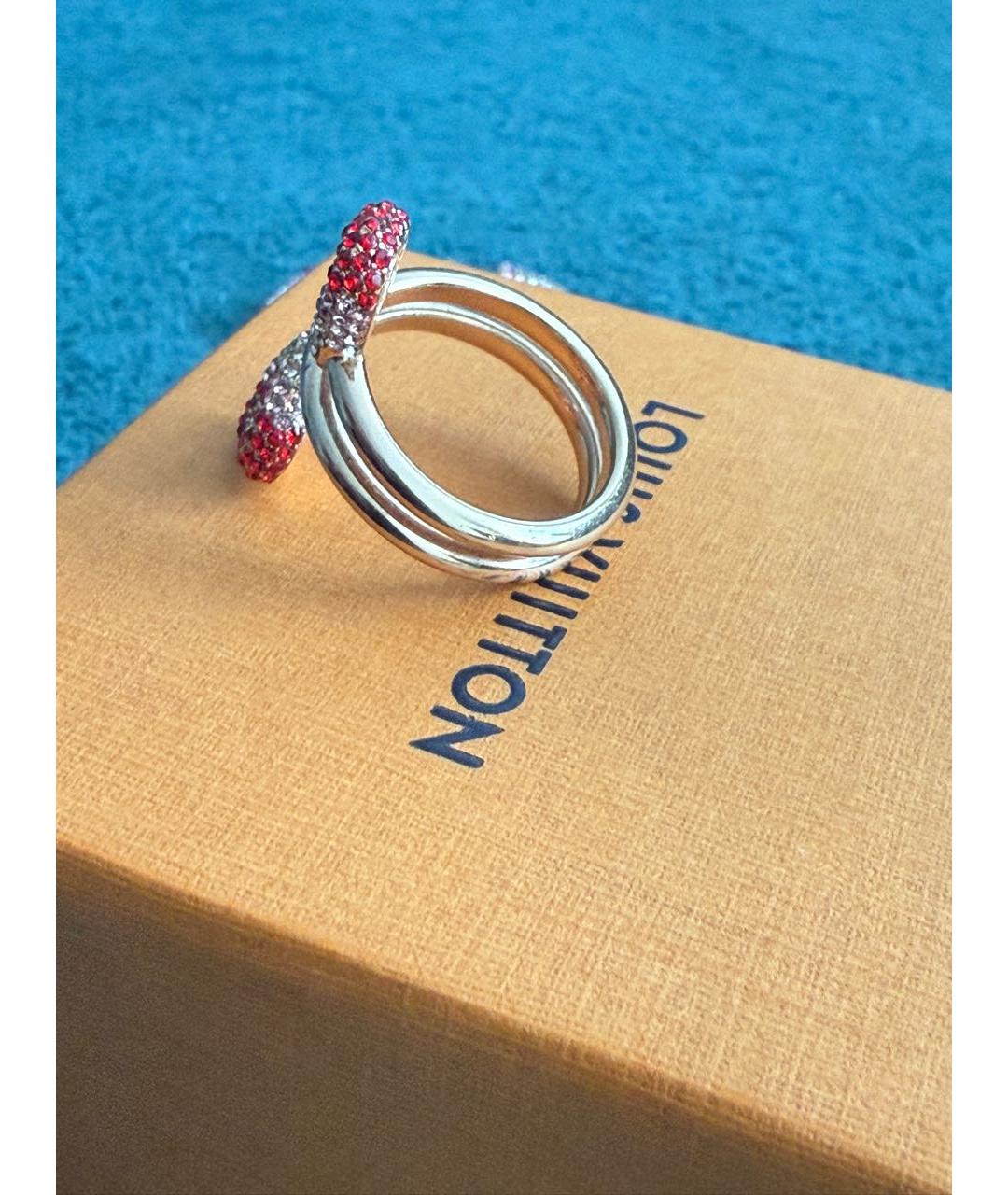 LOUIS VUITTON Серебряное позолоченное кольцо, фото 3