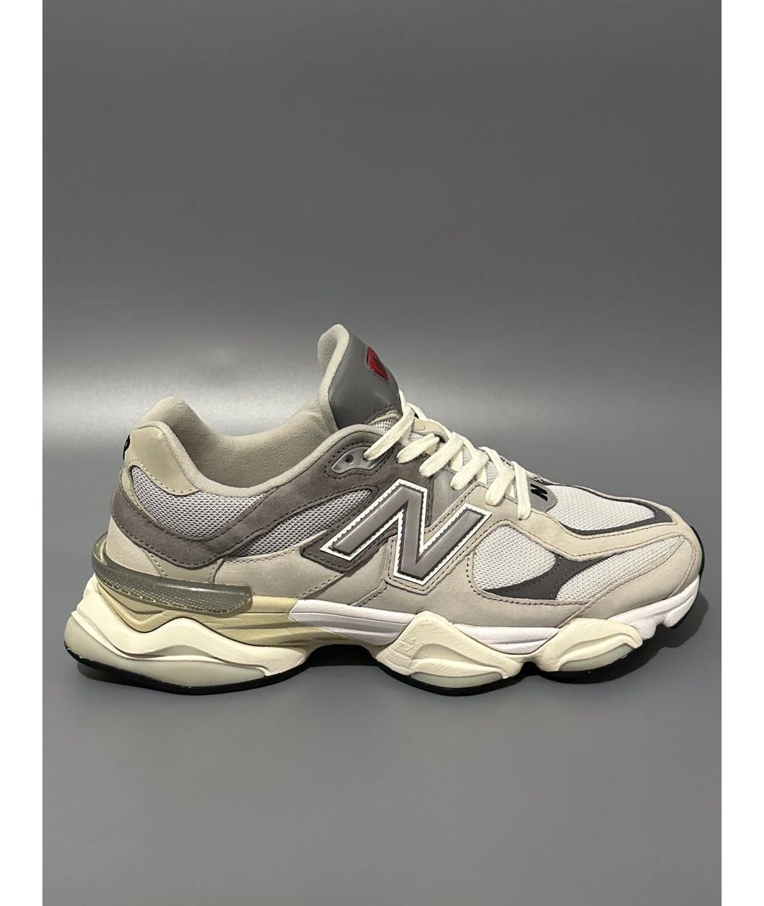 NEW BALANCE Серые нубуковые низкие кроссовки / кеды, фото 9