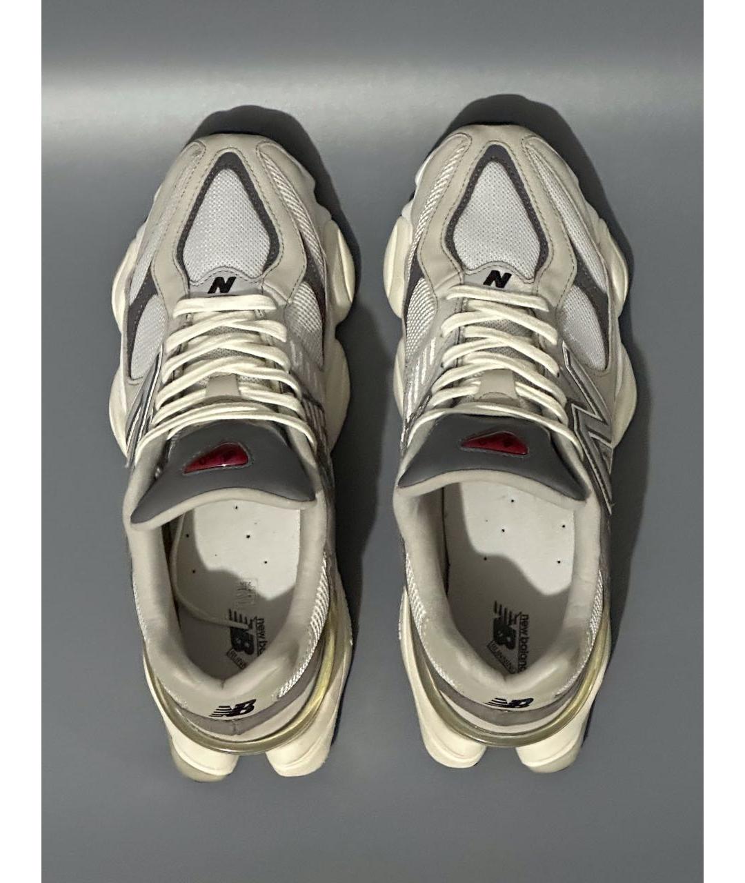 NEW BALANCE Серые нубуковые низкие кроссовки / кеды, фото 3