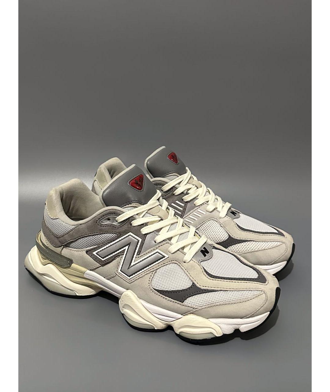 NEW BALANCE Серые нубуковые низкие кроссовки / кеды, фото 5