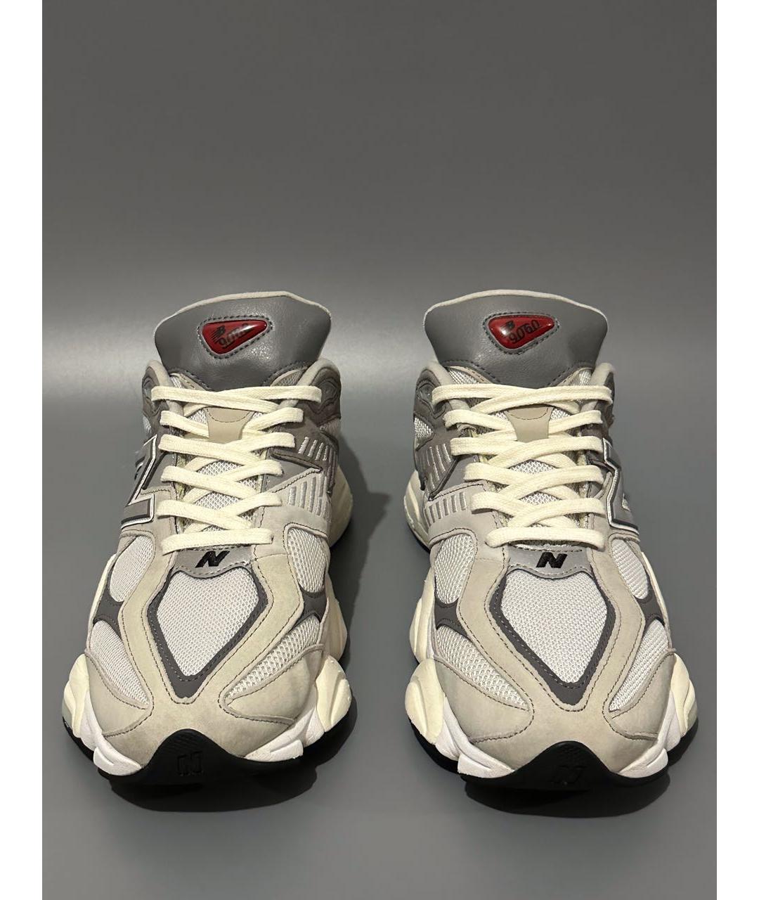 NEW BALANCE Серые нубуковые низкие кроссовки / кеды, фото 2