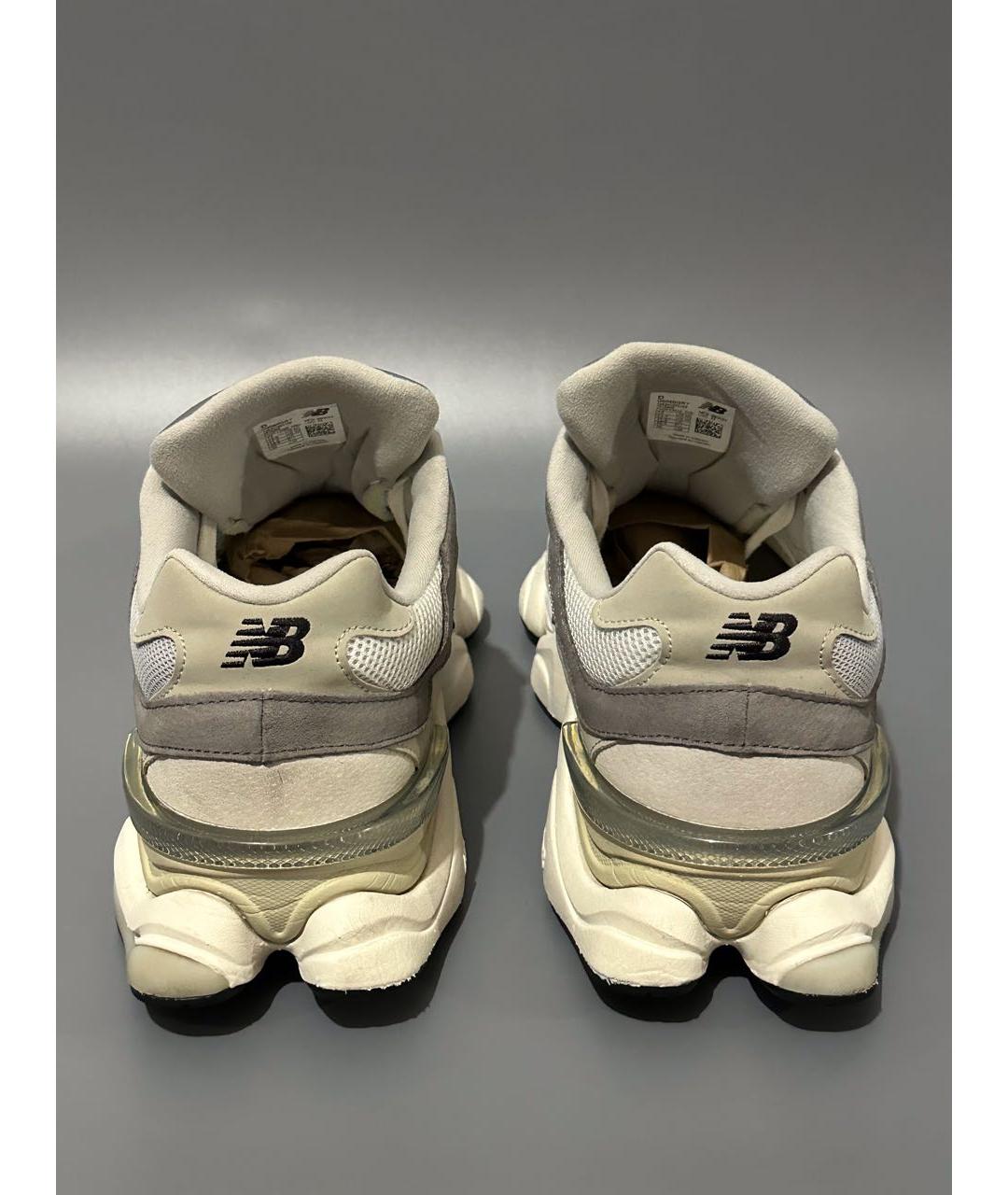 NEW BALANCE Серые нубуковые низкие кроссовки / кеды, фото 4