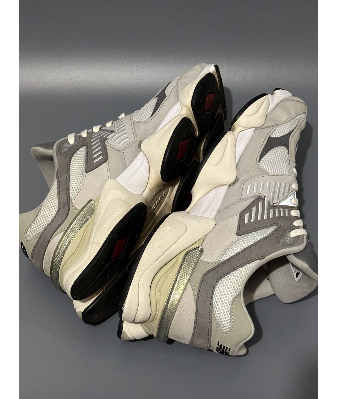 NEW BALANCE Серые нубуковые низкие кроссовки / кеды, фото 8