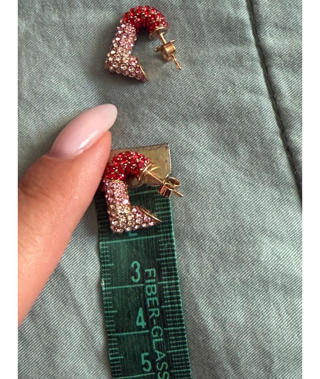 LOUIS VUITTON Золотые серьги, фото 6