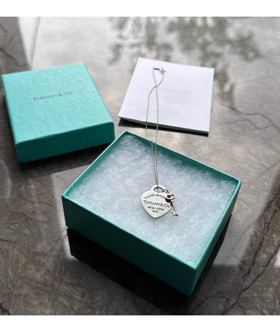 TIFFANY&CO Серебряное серебряное колье, фото 4