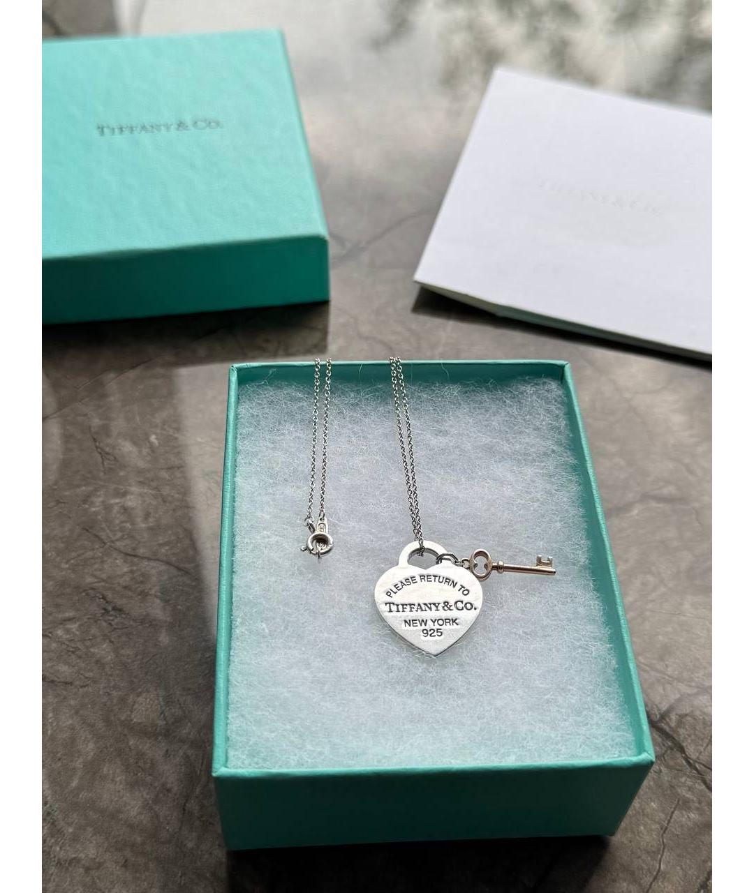 TIFFANY&CO Серебряное серебряное колье, фото 2