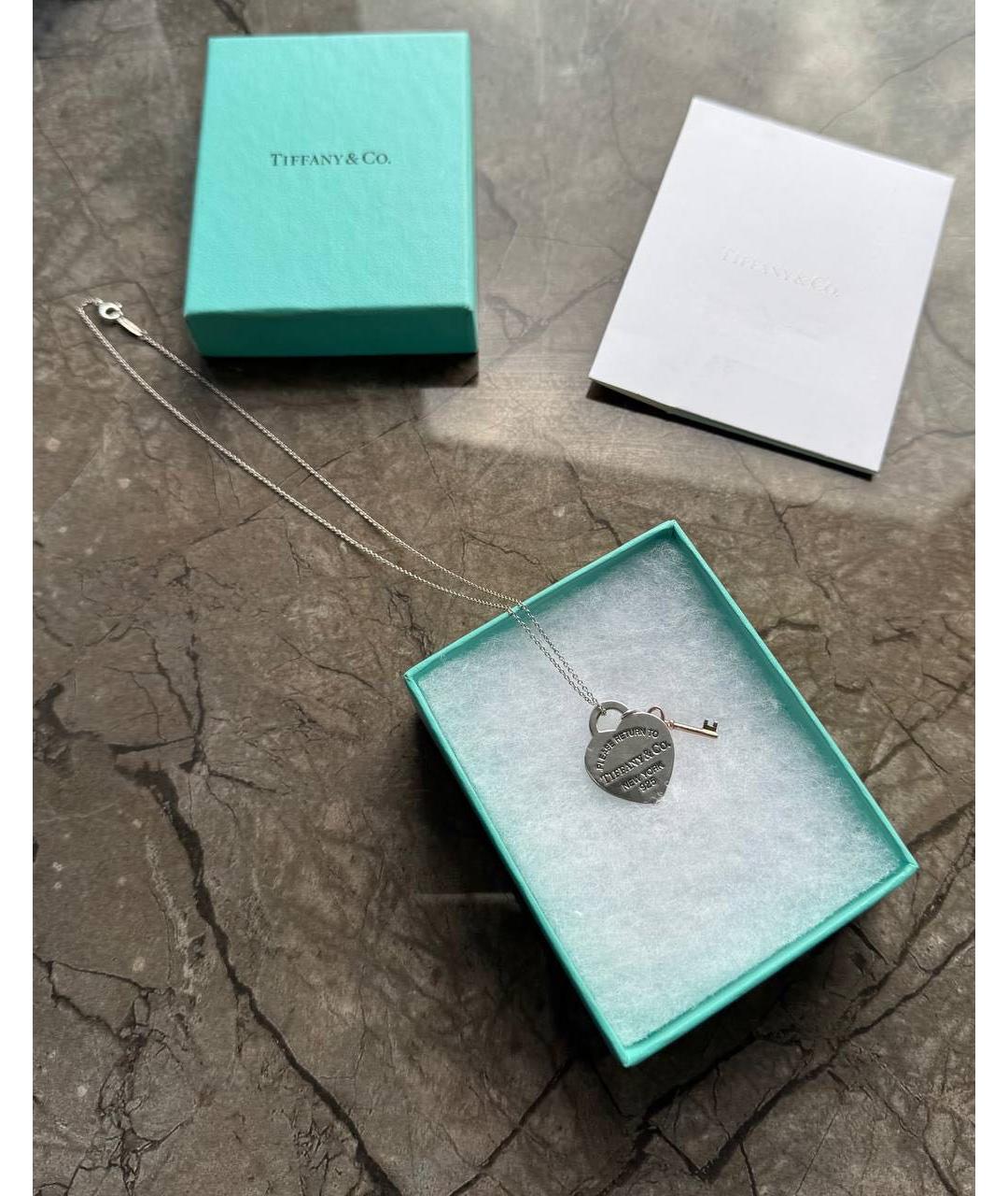 TIFFANY&CO Серебряное серебряное колье, фото 3
