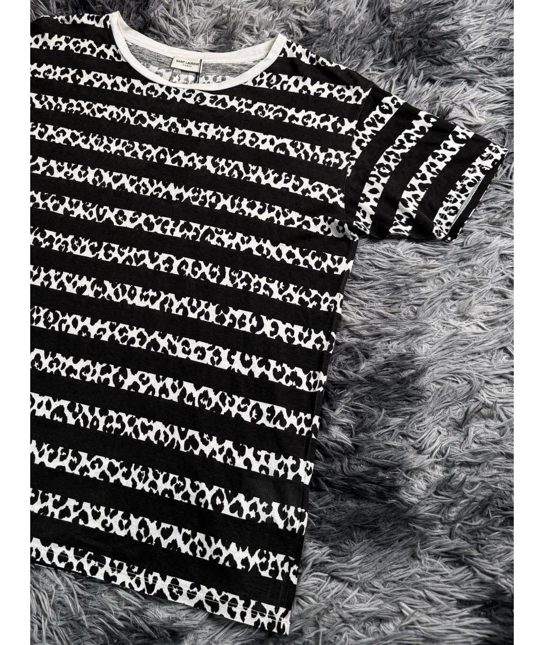 SAINT LAURENT Белая хлопковая футболка, фото 4