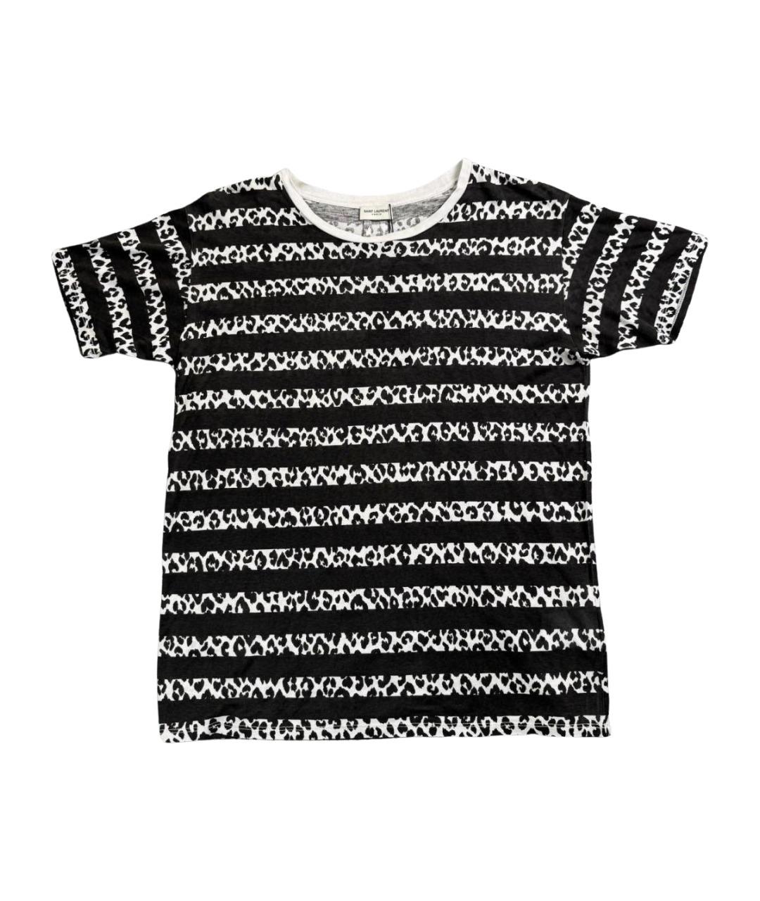 SAINT LAURENT Белая хлопковая футболка, фото 1