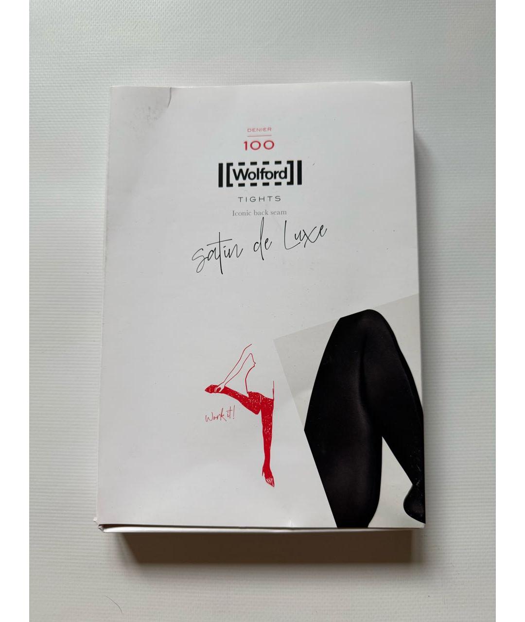 WOLFORD Черные носки, чулки и колготы, фото 5