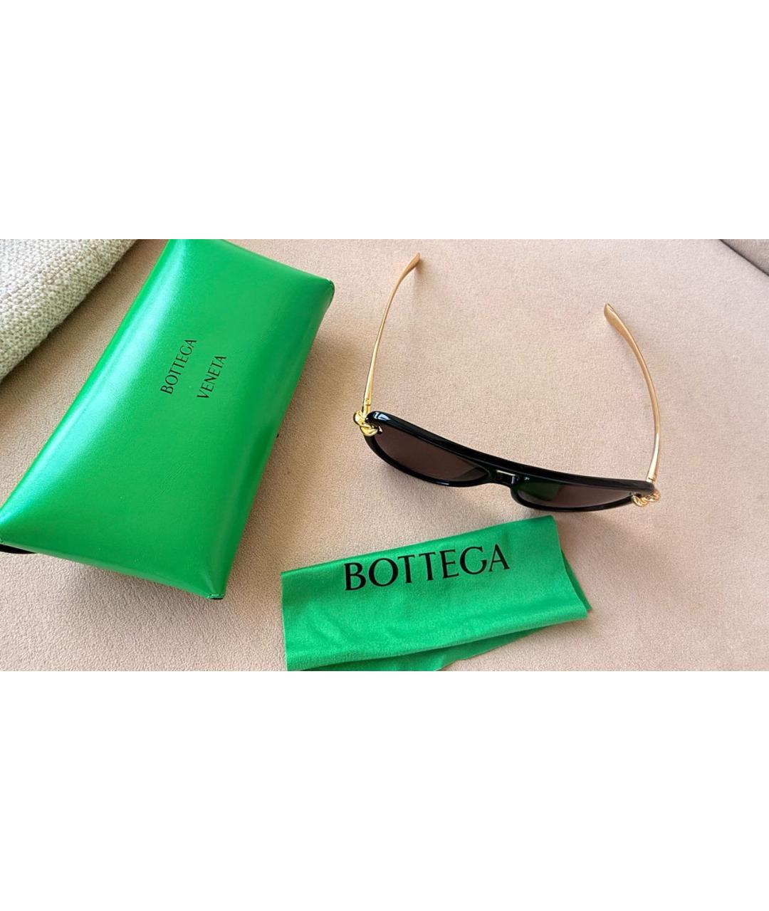 BOTTEGA VENETA Черные солнцезащитные очки, фото 5