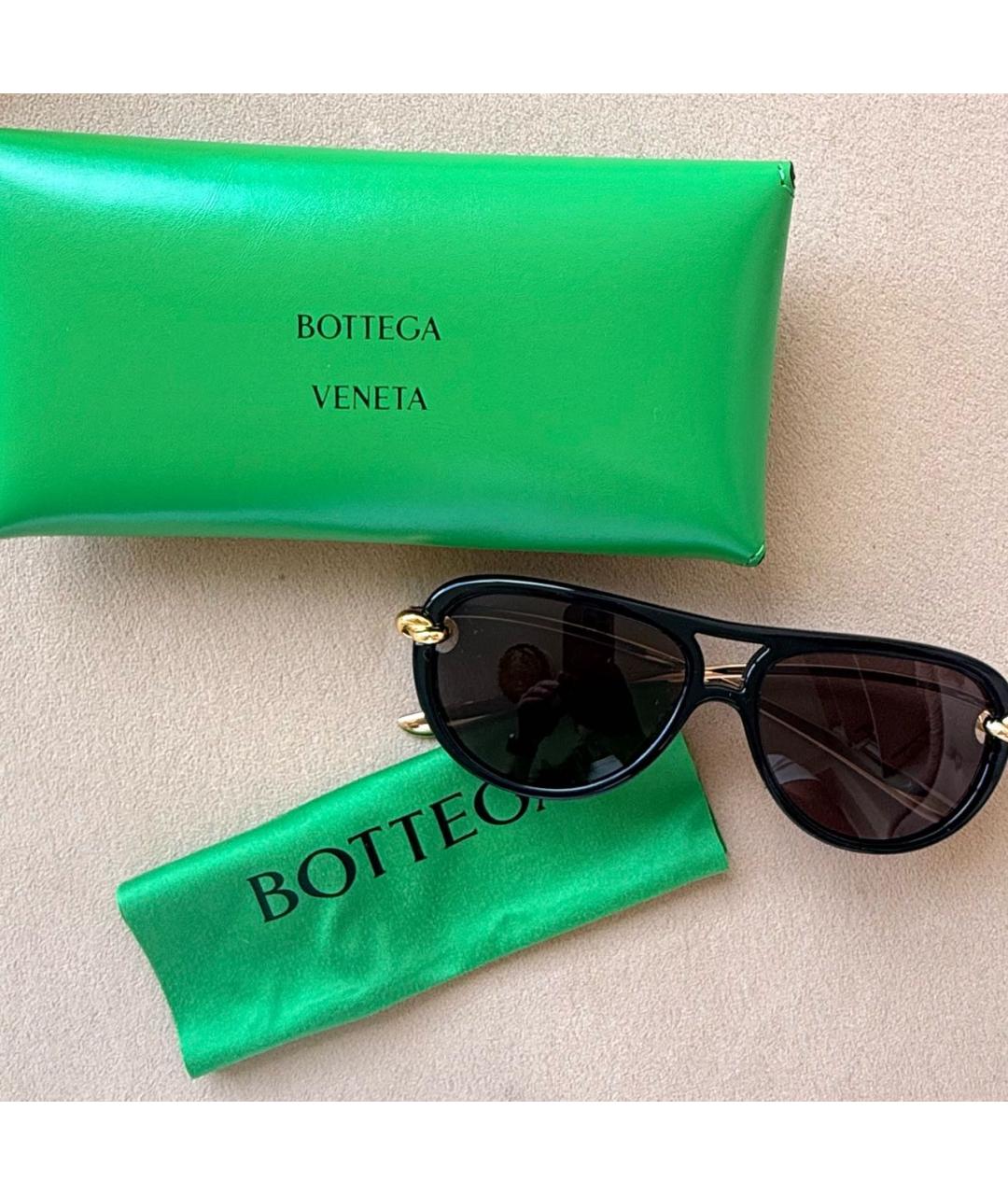 BOTTEGA VENETA Черные солнцезащитные очки, фото 2