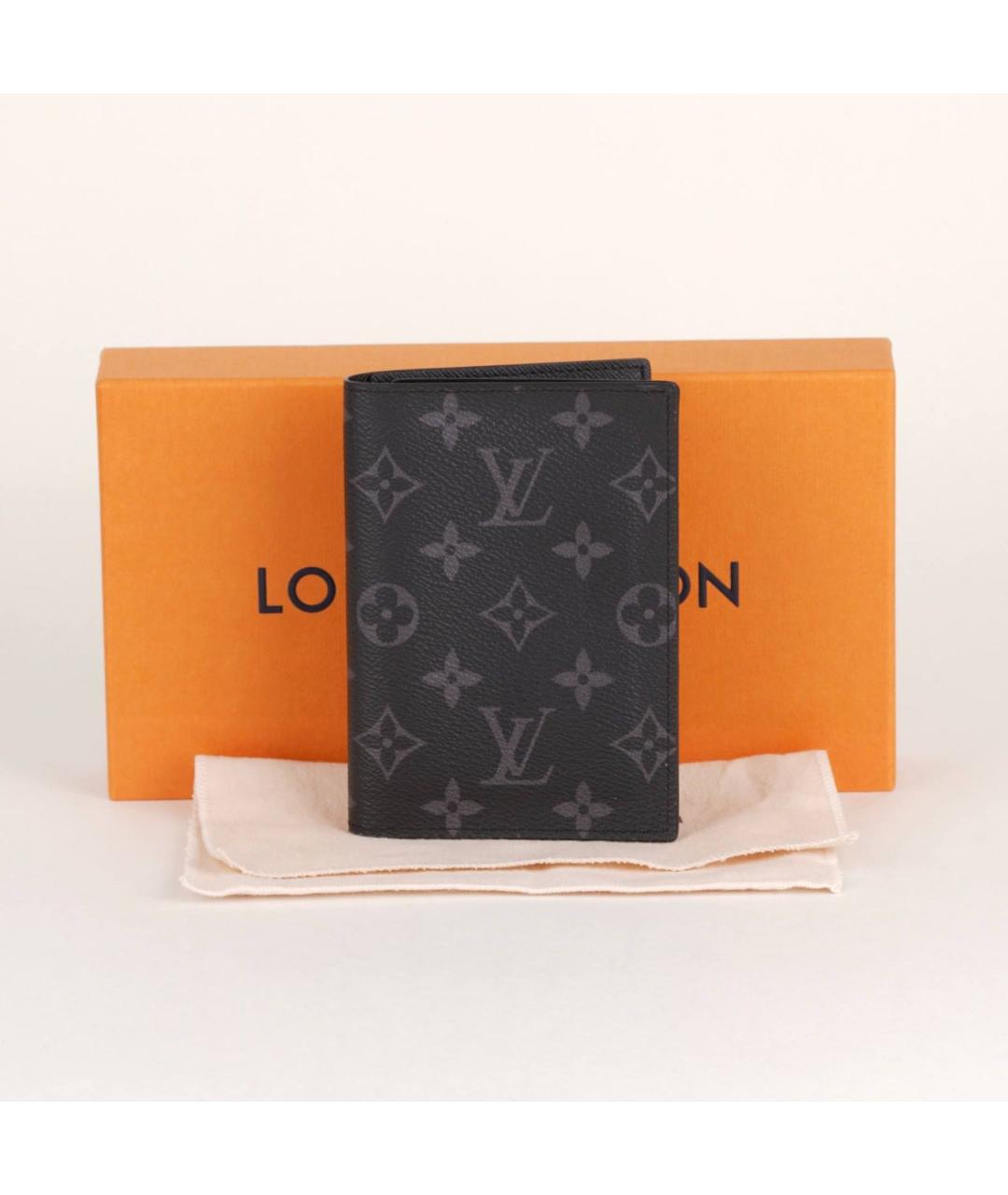 LOUIS VUITTON Черный кошелек, фото 2