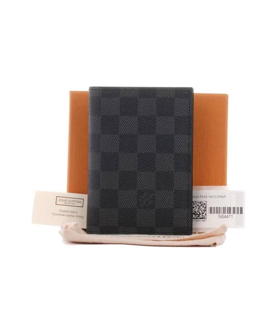 LOUIS VUITTON Черный кошелек, фото 2