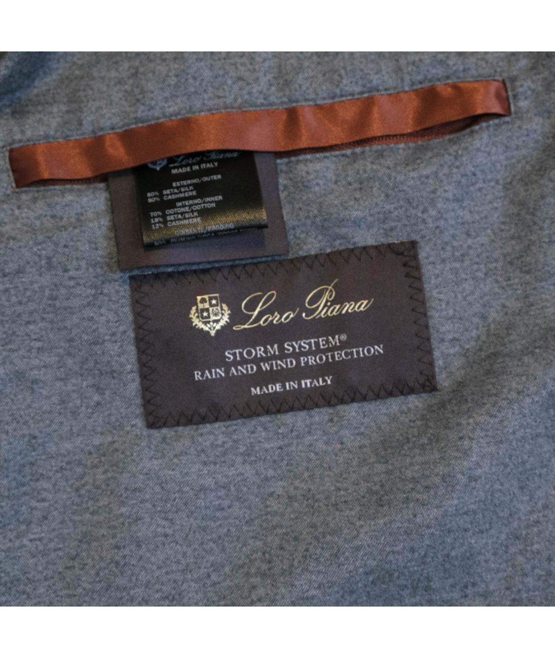 LORO PIANA Синий жилет, фото 6
