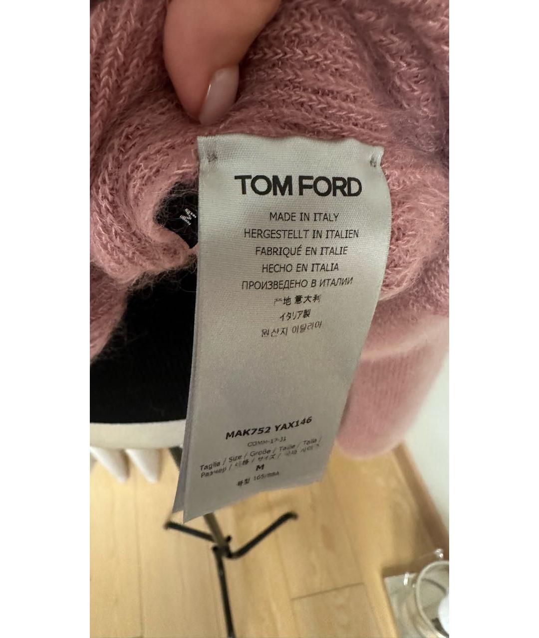TOM FORD Розовый джемпер / свитер, фото 6