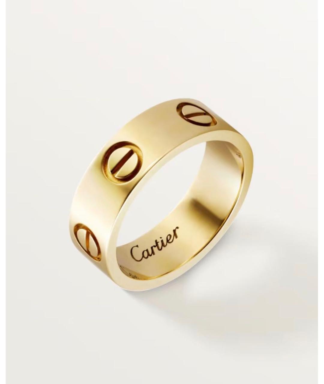 CARTIER Желтое кольцо из желтого золота, фото 2