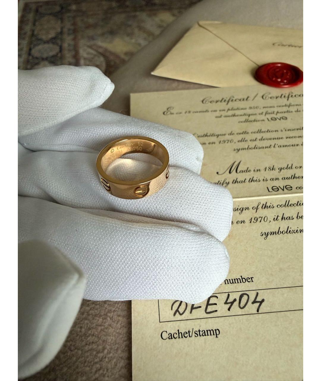 CARTIER Желтое кольцо из желтого золота, фото 7