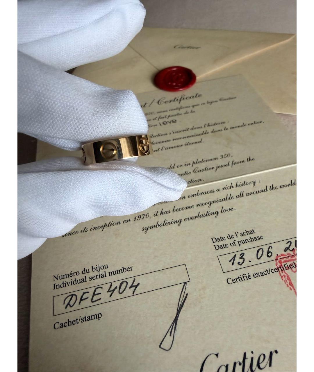 CARTIER Желтое кольцо из желтого золота, фото 8