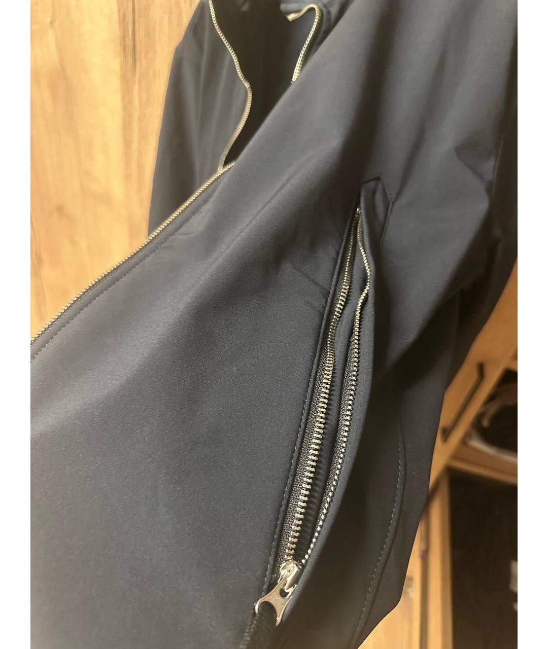 STONE ISLAND Темно-синяя полиэстеровая куртка, фото 7