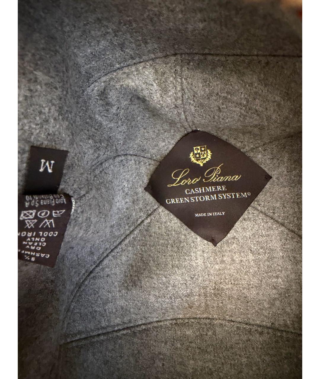 LORO PIANA Бежевая кашемировая кепка, фото 5