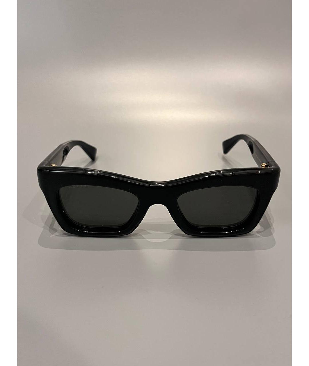 GUCCI Черные пластиковые солнцезащитные очки, фото 7