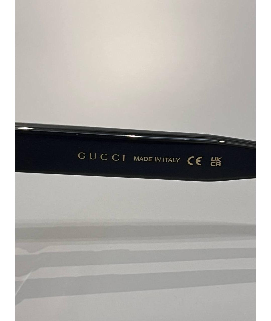 GUCCI Черные пластиковые солнцезащитные очки, фото 6