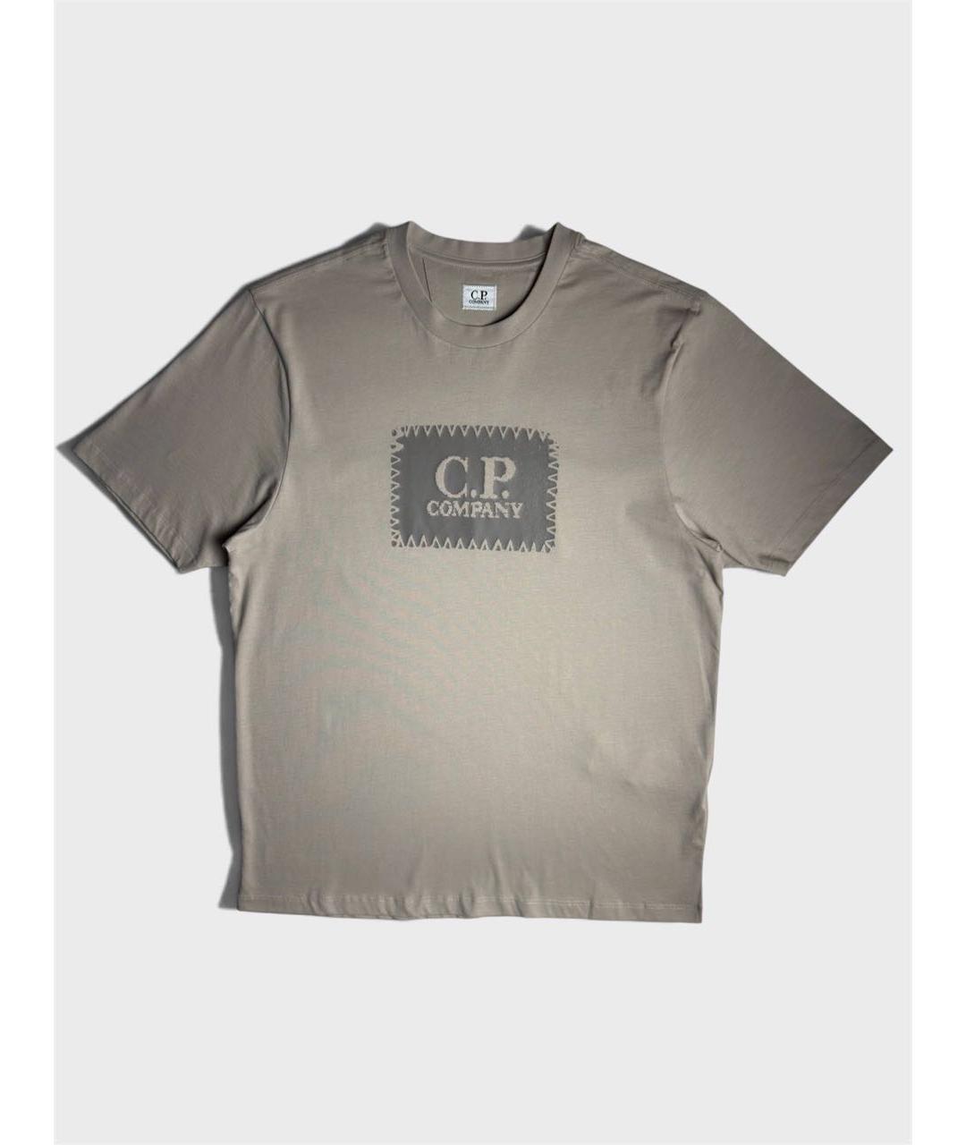 CP COMPANY Коричневая хлопковая футболка, фото 6