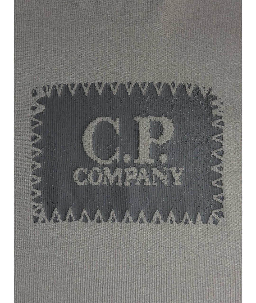 CP COMPANY Коричневая хлопковая футболка, фото 4