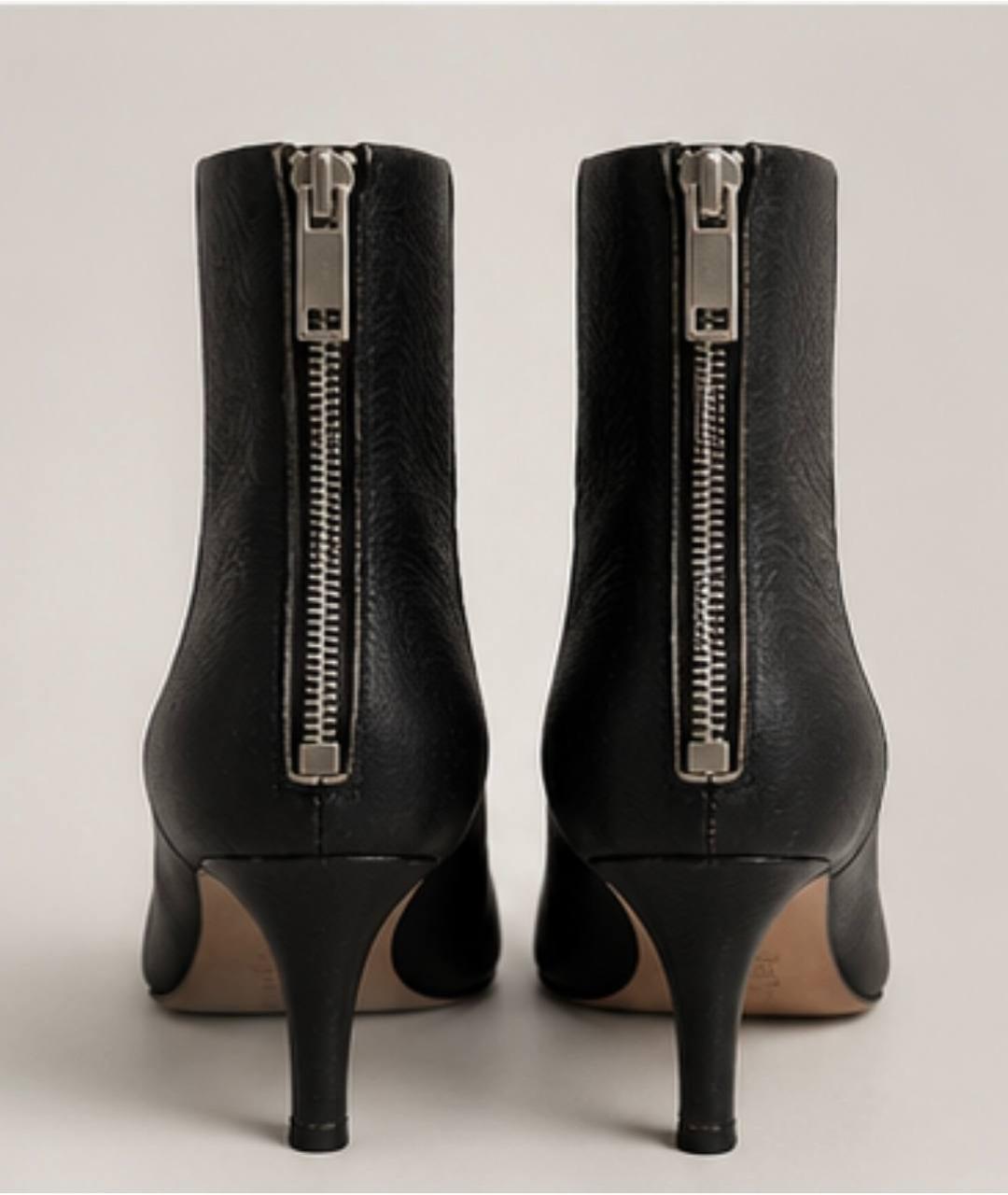 MAISON MARGIELA Черные кожаные ботильоны, фото 5