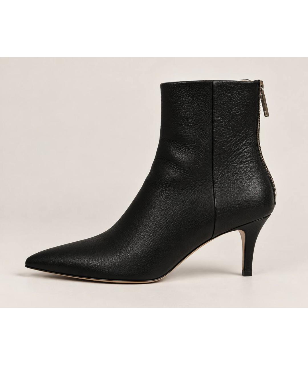 MAISON MARGIELA Черные кожаные ботильоны, фото 10