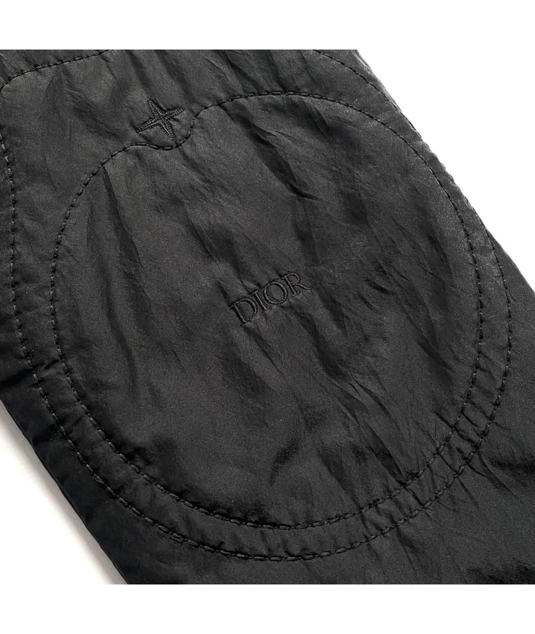 STONE ISLAND Черная нейлоновая куртка, фото 5