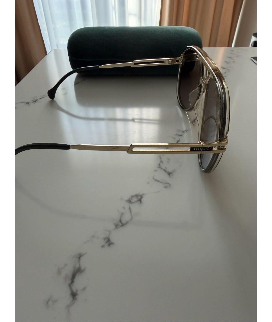 GUCCI Пластиковые солнцезащитные очки, фото 3