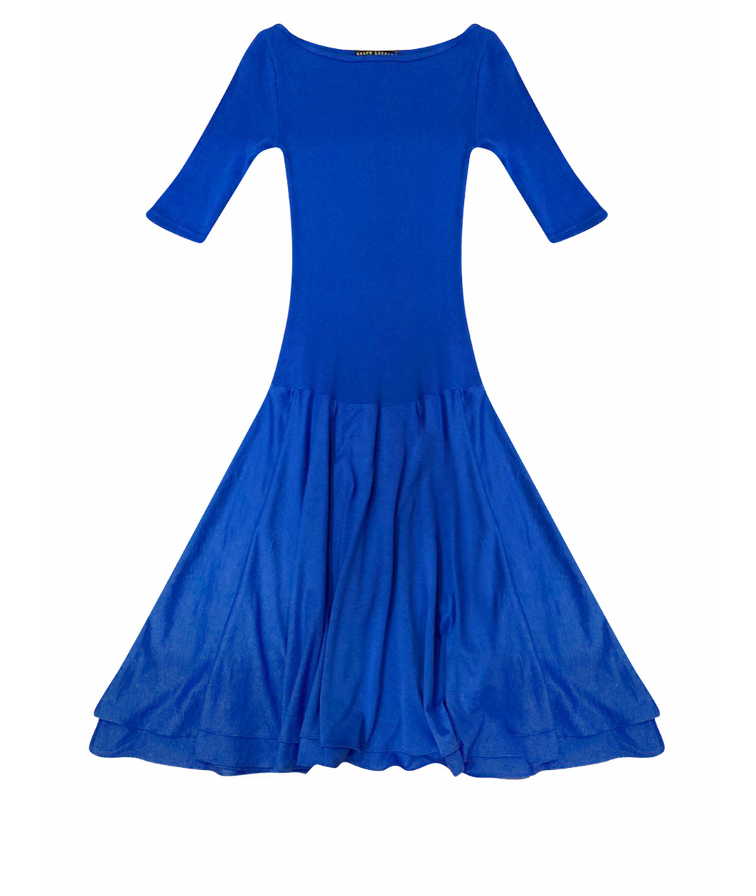 RALPH LAUREN Синее хлопковое повседневное платье, фото 1