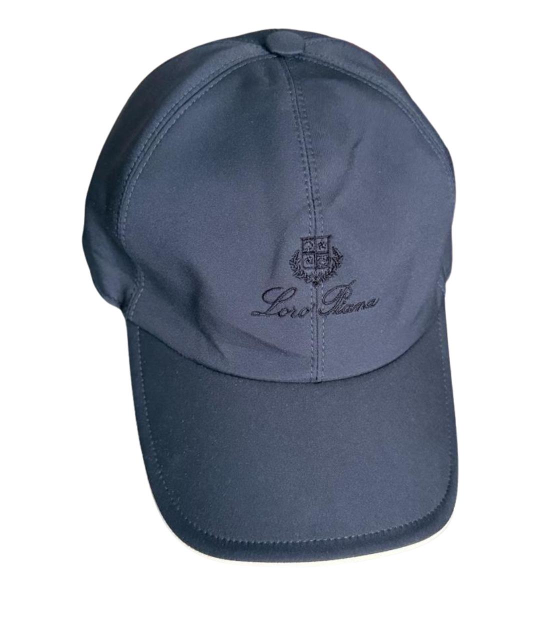 LORO PIANA Синяя кепка/бейсболка, фото 1