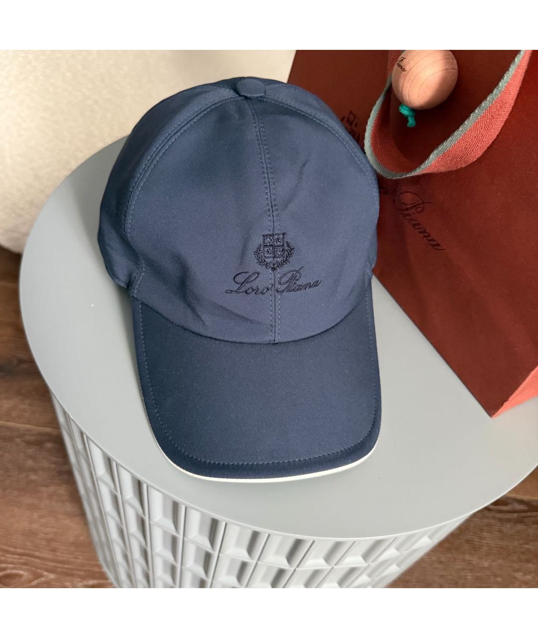 LORO PIANA Синяя кепка/бейсболка, фото 6