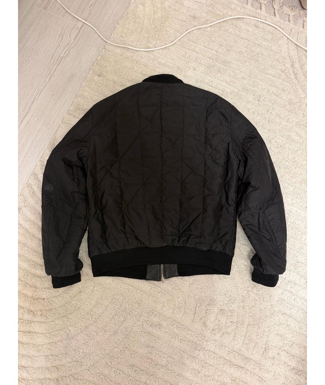 ERMENEGILDO ZEGNA XXX Черная кожаная куртка, фото 6